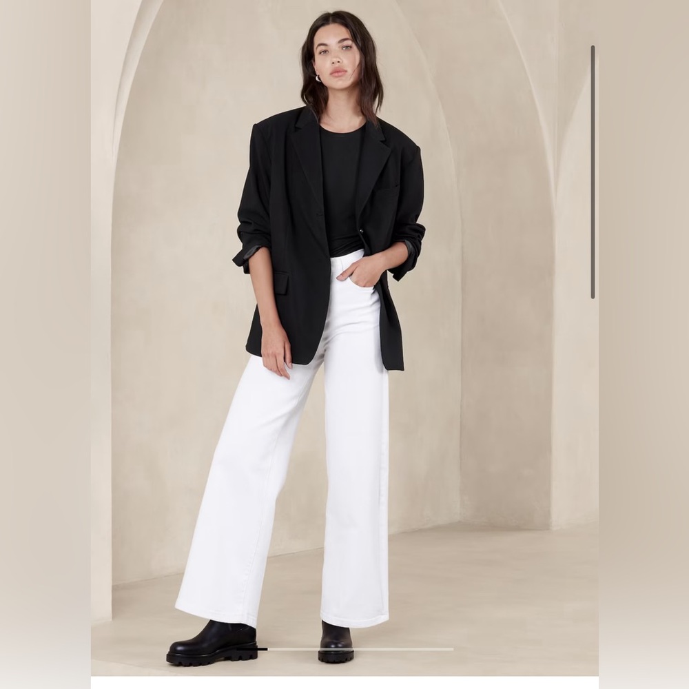 NWT Banana Republic High Rise Wide-Leg Jean